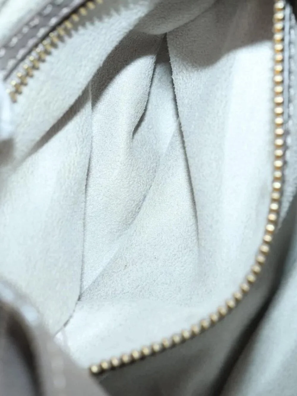 Jimmy Choo Studs Backpack Leather Beige Gold Auth BA7708 - Picture 14 of 16